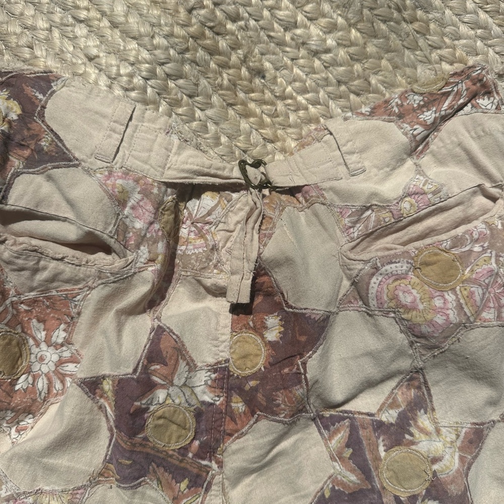 Patchwork Patterned Pants - image 6